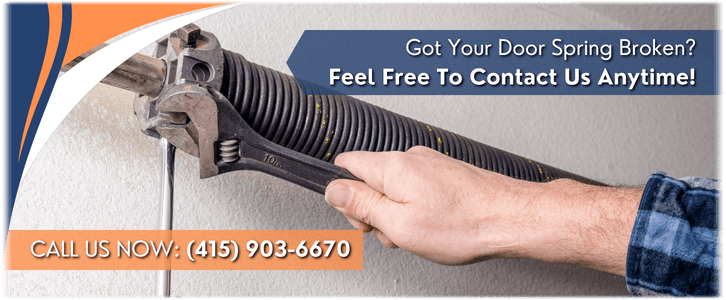 Broken Garage Door Spring Repair San Francisco